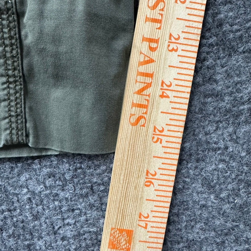 Calvin Klein Jeans Cargo Pants Womens Size 12 Olive Green Cotton Utility Casual - Picture 3 of 9